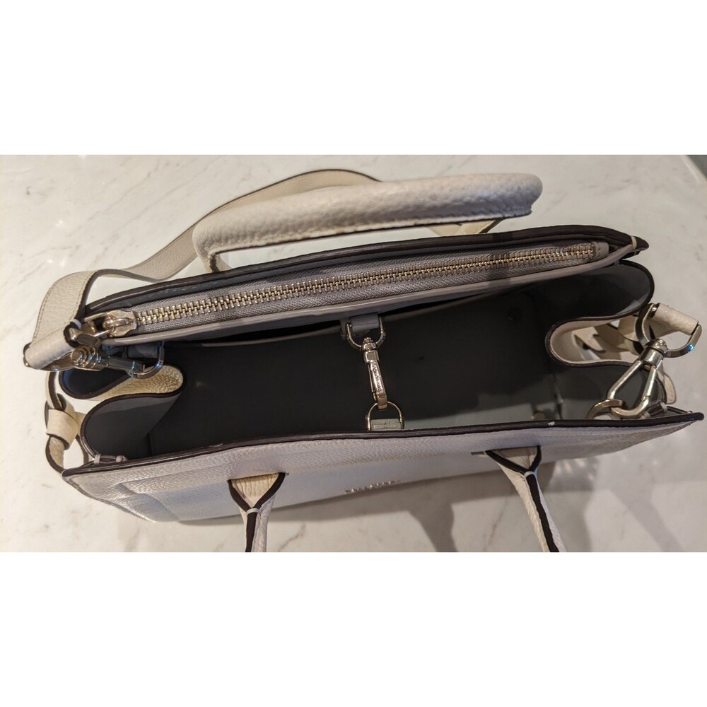 KATE SPADE Knott Large Satchel Off White Pebbled Leather - Picture 16 of 16